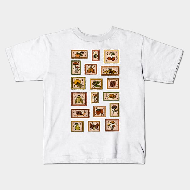 Stamps! Kids T-Shirt by addelinreplogle